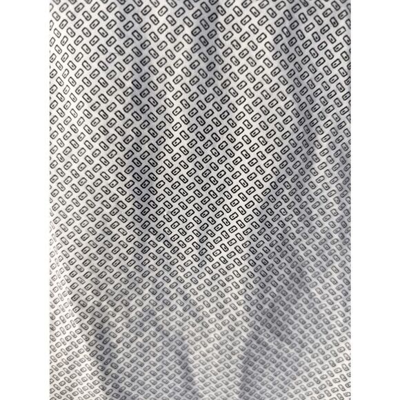 TOPMAN Men's Geometric Printed Long Sleeve Button Down Shirt Size Medium - Picture 4 of 5